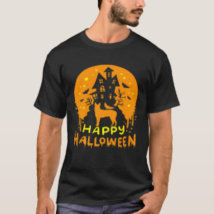 T-shirt Halloween malinois belge heureux