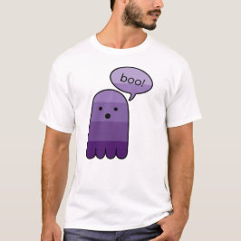 T-shirt Halloween Mauve Purple Boo Ghost