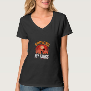 T-shirt Halloween Mes Crocs Poussent Chat Hanté