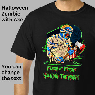 T-shirt Halloween Monster Monster Mummy Bandages de sang A