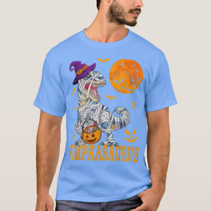 T-shirt Halloween Monster Truck Mummy Dinosaur Citrouille 