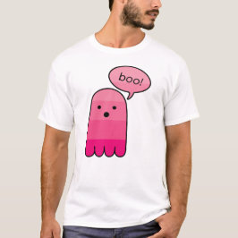 T-shirt Halloween Mulberry Pink Boo Ghost