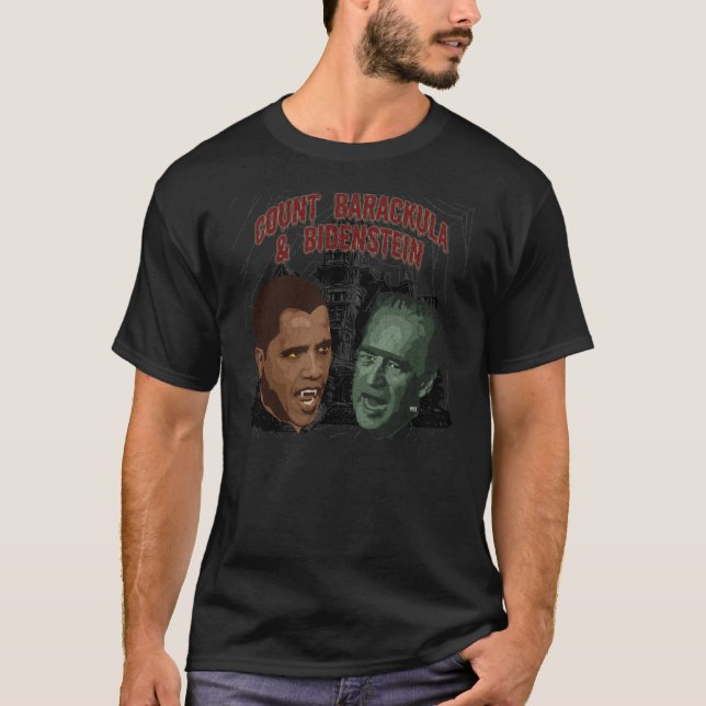 T-shirt Halloween Obama effrayant (Devant)