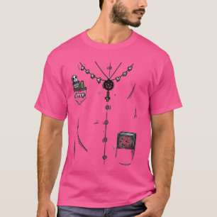 T-shirt Halloween Pagan 666 Occulte Prêtre Costume Lazy