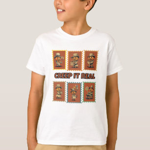 T-shirt Halloween par Six Jack o Lanterns en Orange