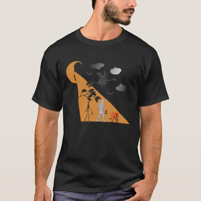 T-shirt Halloween Party Costume Tee (Devant)