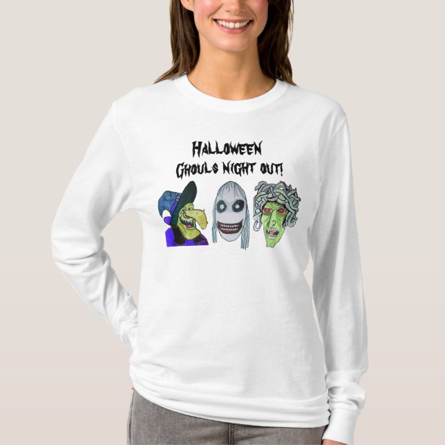 T-shirt HALLOWEEN PARTY GHOUL top (Devant)