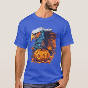 T-shirt Halloween Patriotique Américaine Bald Eagle Hallow