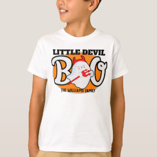 T-shirt Halloween Petit Diable Boo Garçon Famille Assortie
