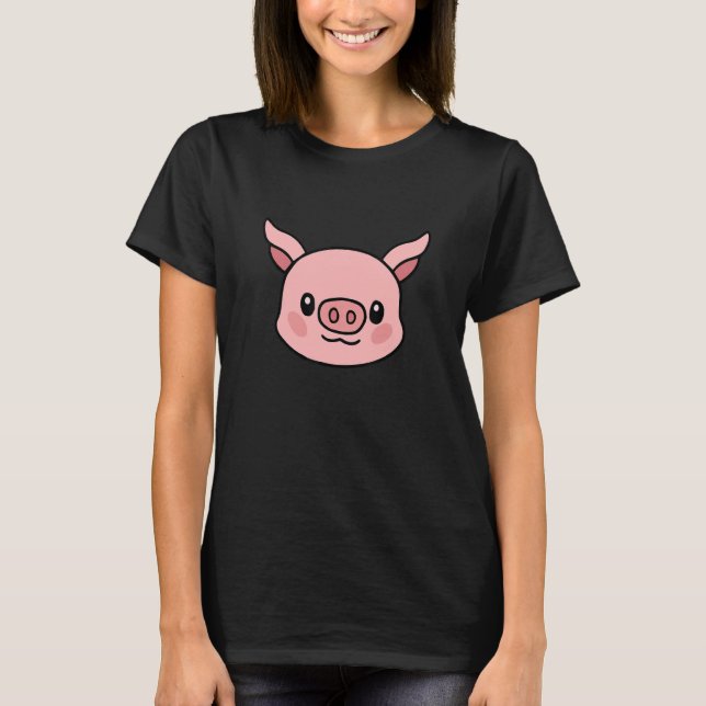 T-shirt Halloween Pig Face u2013 saison Éffrayante Fanatic (Devant)