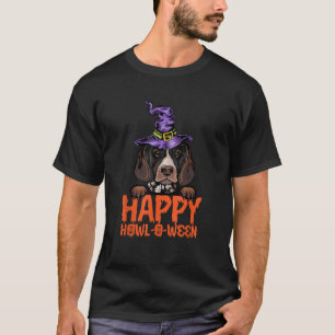 T-shirt Halloween Pointeur allemand à courte distance GSP