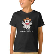 T-shirt Halloween pour enfants – Fantôme de cow-bo