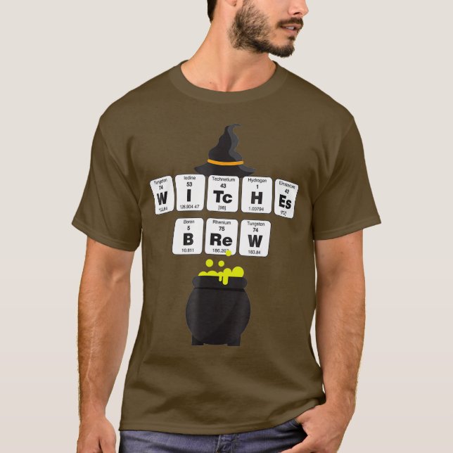T-shirt Halloween pour les professeurs de sciences Chimie  (Devant)