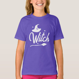 T-Shirt Halloween pour sorcière des enfants, salle