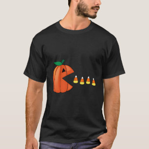 T-shirt Halloween Pumpkin Eating Candy Corn