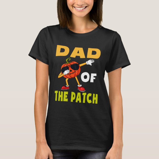T-shirt Halloween Pumpkin Patch Dad Of The Patch Jack O La (Devant)