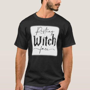 T-shirt Halloween Repose Sorcière Face Bleach
