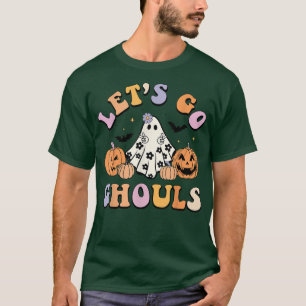 T-shirt Halloween Retro Super Allons Gouls Drôle Fantôme