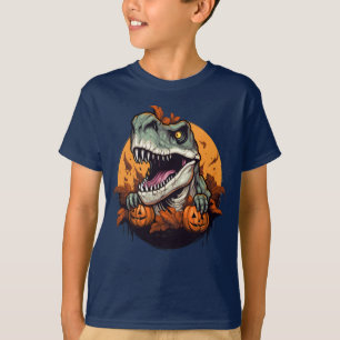 T-shirt Halloween ruines à la vie : T-Rex Halloween pour l