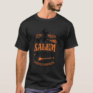 T-shirt Halloween Salem Broom Company Est 1676 Salem Witch