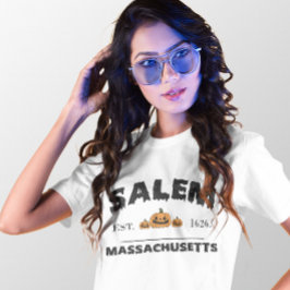 T-SHIRT HALLOWEEN SALEM HALLOWEENTOWN EST. 1626
