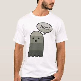 T-shirt Halloween Sardine Grey Boo Ghost