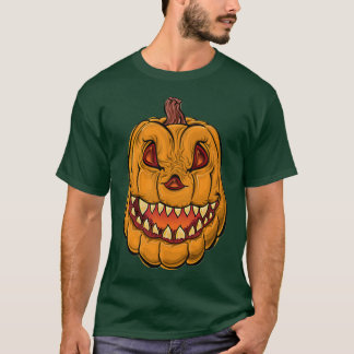 T-shirt Halloween Scary Jack-o'-lantern