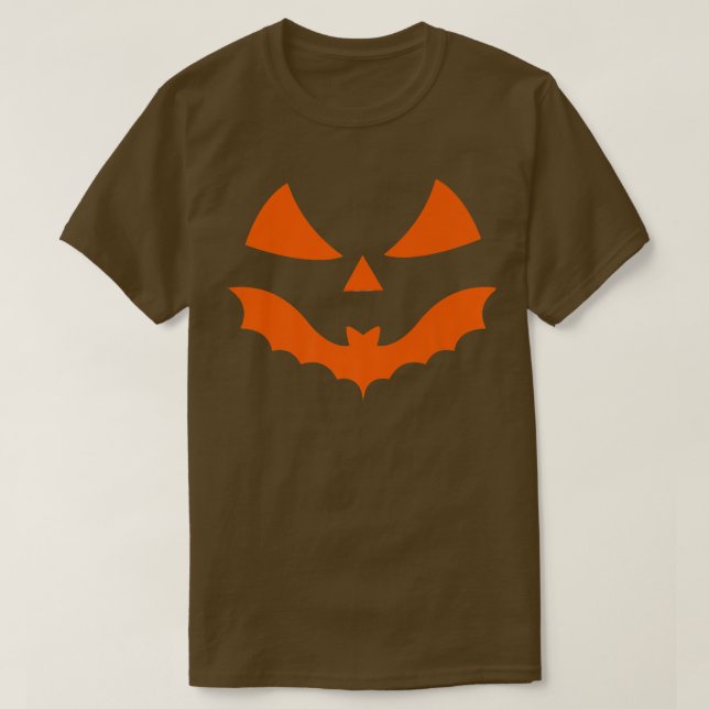 T-shirt Halloween scary pumpkin jack o lantern jackolanter (Design devant)