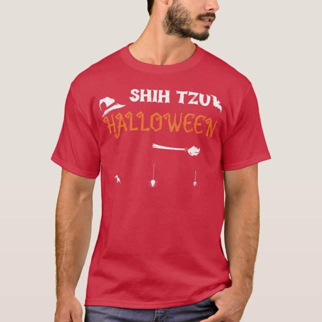 T-shirt Halloween Shihzu (Devant)