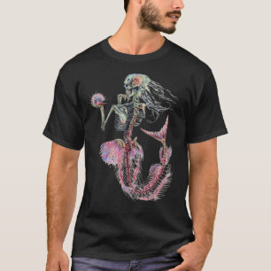 T-shirt Halloween Sirène Squelette Sugar Skeleton