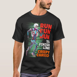 T-shirt Halloween Skeleton Runner Cardio Déplaisant Jogger