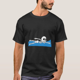 T-shirt Halloween Skeleton Swimmer All Hallows' Eve Don F