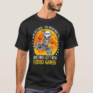 T-shirt Halloween Skeleton Video Gamer Contrôleurs Garçons