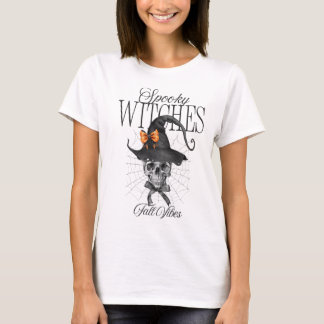 T-shirt Halloween sorcières Éffrayantes, Drôle Halloween