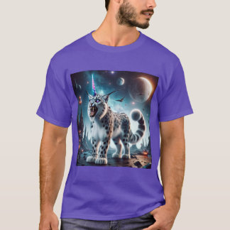 T-shirt Halloween Space Snow Leopard Unicorn Pad souris