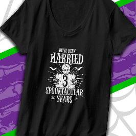 T-shirt Halloween Spooktacular 3ème anniversaire Mariage