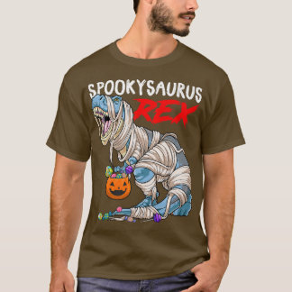 T-shirt Halloween Spookysaurus Re effrayant maman Dinosaur