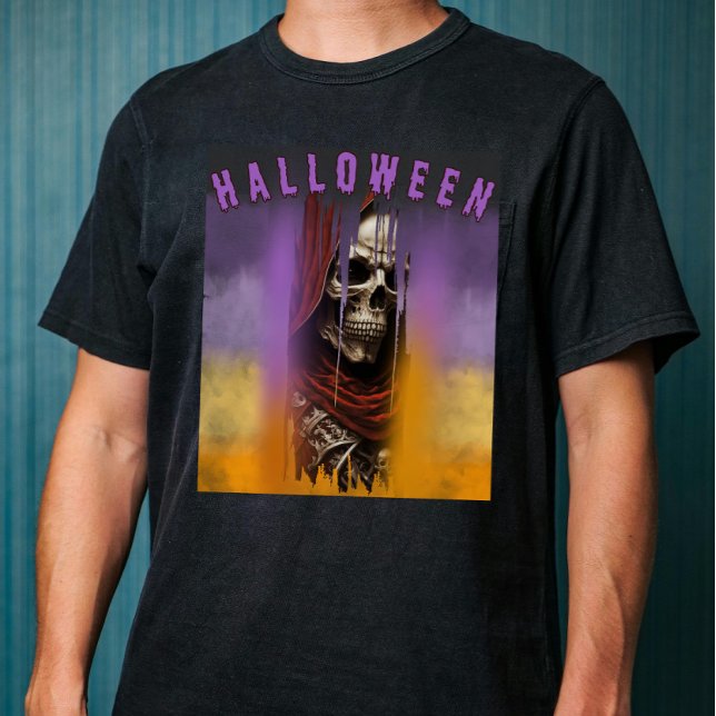 T-shirt Halloween squelette éffrayant (Créateur téléchargé)