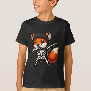T-shirt Halloween Squelette Enfants Femmes Hommes Fox
