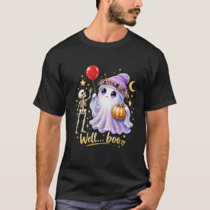 T-shirt Halloween squelette fantôme mignon Boo