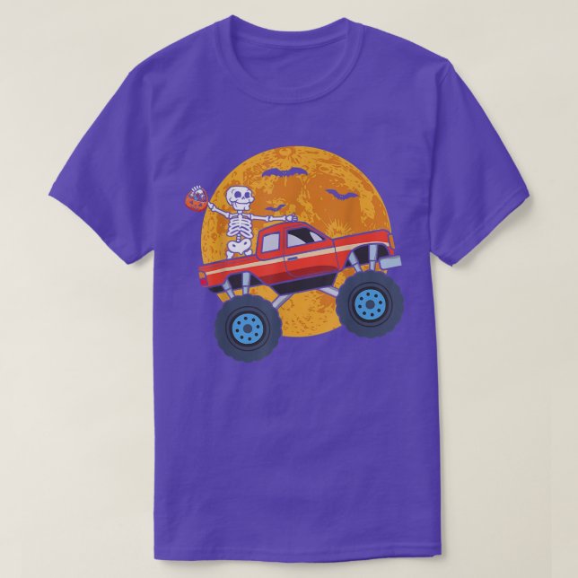 T-shirt Halloween Squelette Zombie équitation Monster Cami (Design devant)