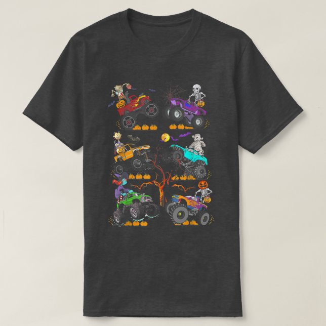 T-shirt Halloween Squelette Zombie équitation Monster Cami (Design devant)