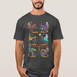 T-shirt Halloween Squelette Zombie équitation Monster Cami