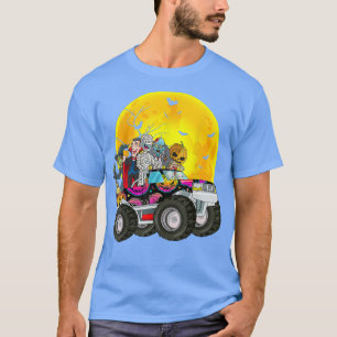 T-shirt Halloween Squelette Zombie équitation Monster Cami