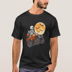 T-shirt Halloween Squelette Zombie équitation Monster Cami