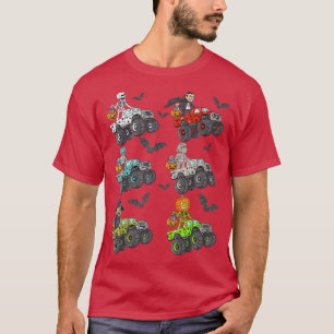 T-shirt Halloween Squelette Zombie équitation Monster Cami