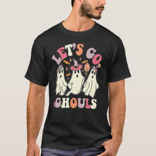 T-shirt Halloween super Allons Ghos Floral Rétro