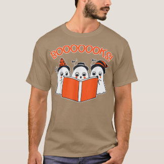 T-shirt Halloween T mignon Fantôme Lecture Livre Lover Don