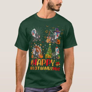 T-shirt Halloween Thanksgiving Christmas Baboon Hallomerci