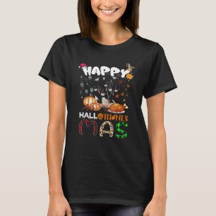 T-shirt Halloween Thanksgiving Noël Famille Happy Hall